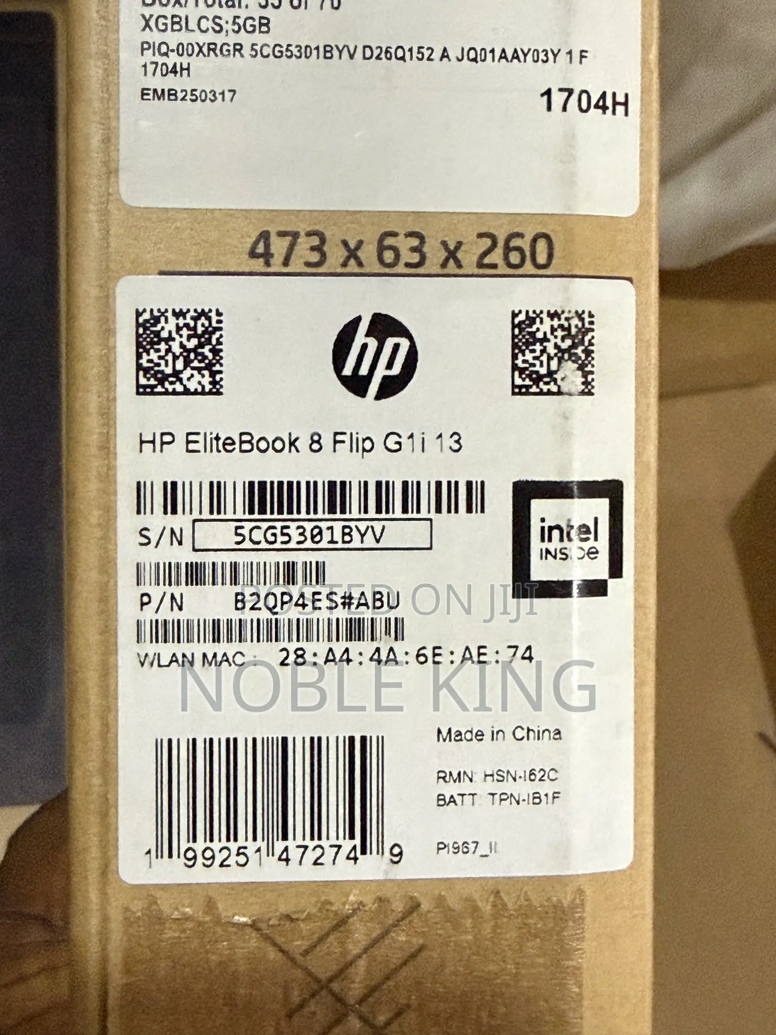 New Laptop HP EliteBook 840 G6 16GB Intel Core Ultra 5 SSD 512GB