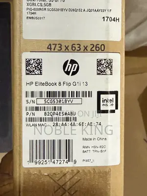 New Laptop HP EliteBook 840 G6 16GB Intel Core Ultra 5 SSD 512GB