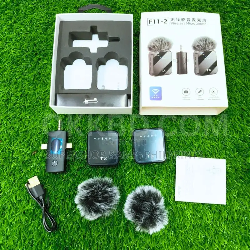 F11-2 Wireless Mic for Content Creators