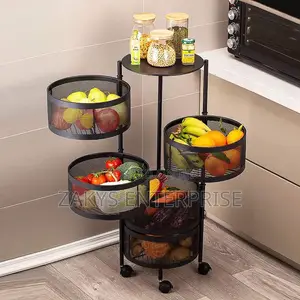 Vegetable Trolley Basket 5tier