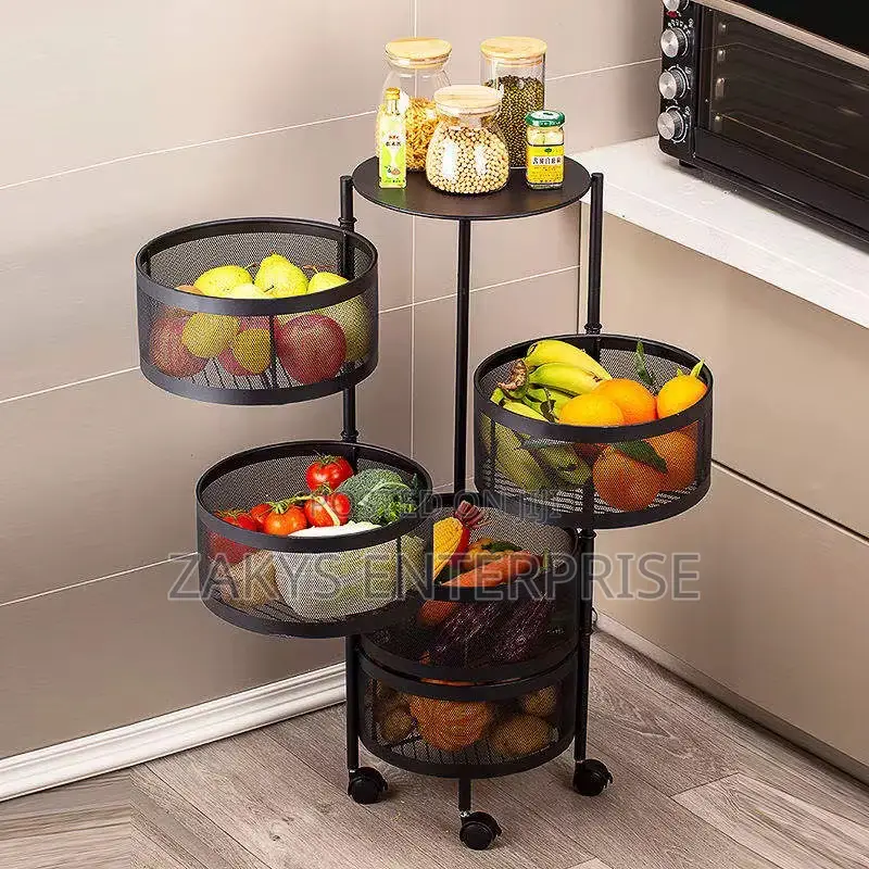 Vegetable Trolley Basket 5tier