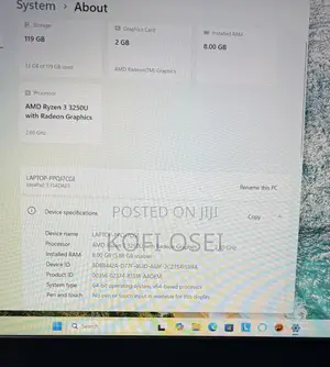 Laptop Lenovo Ideapad 3 8GB AMD Ryzen 3 SSD 128GB