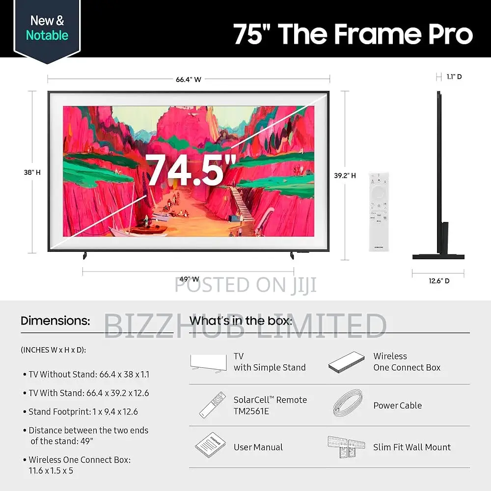 75” Samsung Frame Tv Pro Wireless Connect Box