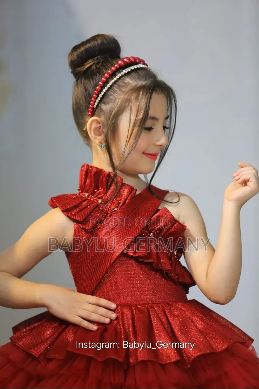 Turkey Imported Luxury Ballgown /Dress With Matching Headband