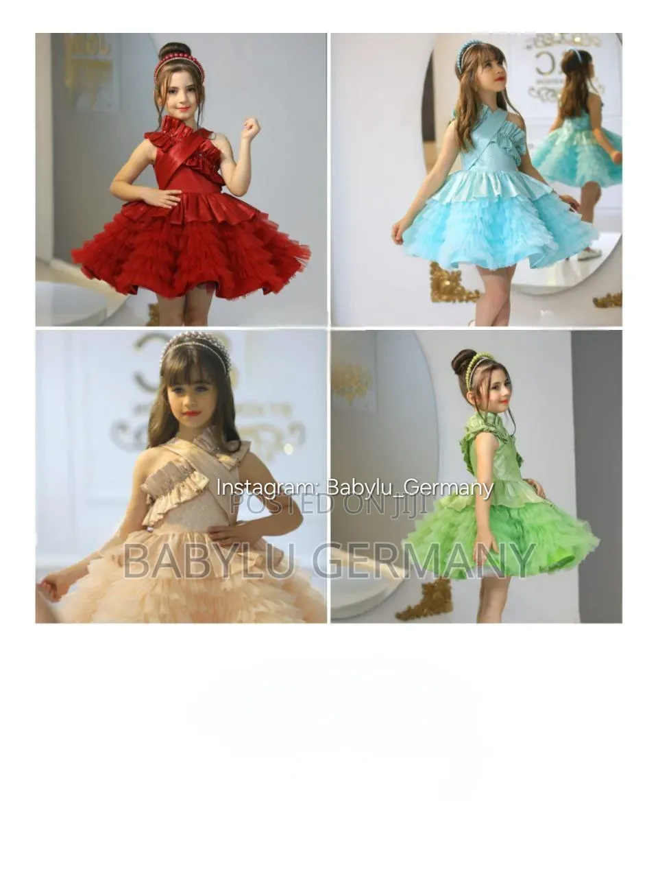 Champaigne Ballgown or Dress With Free Matching Hair Accessory