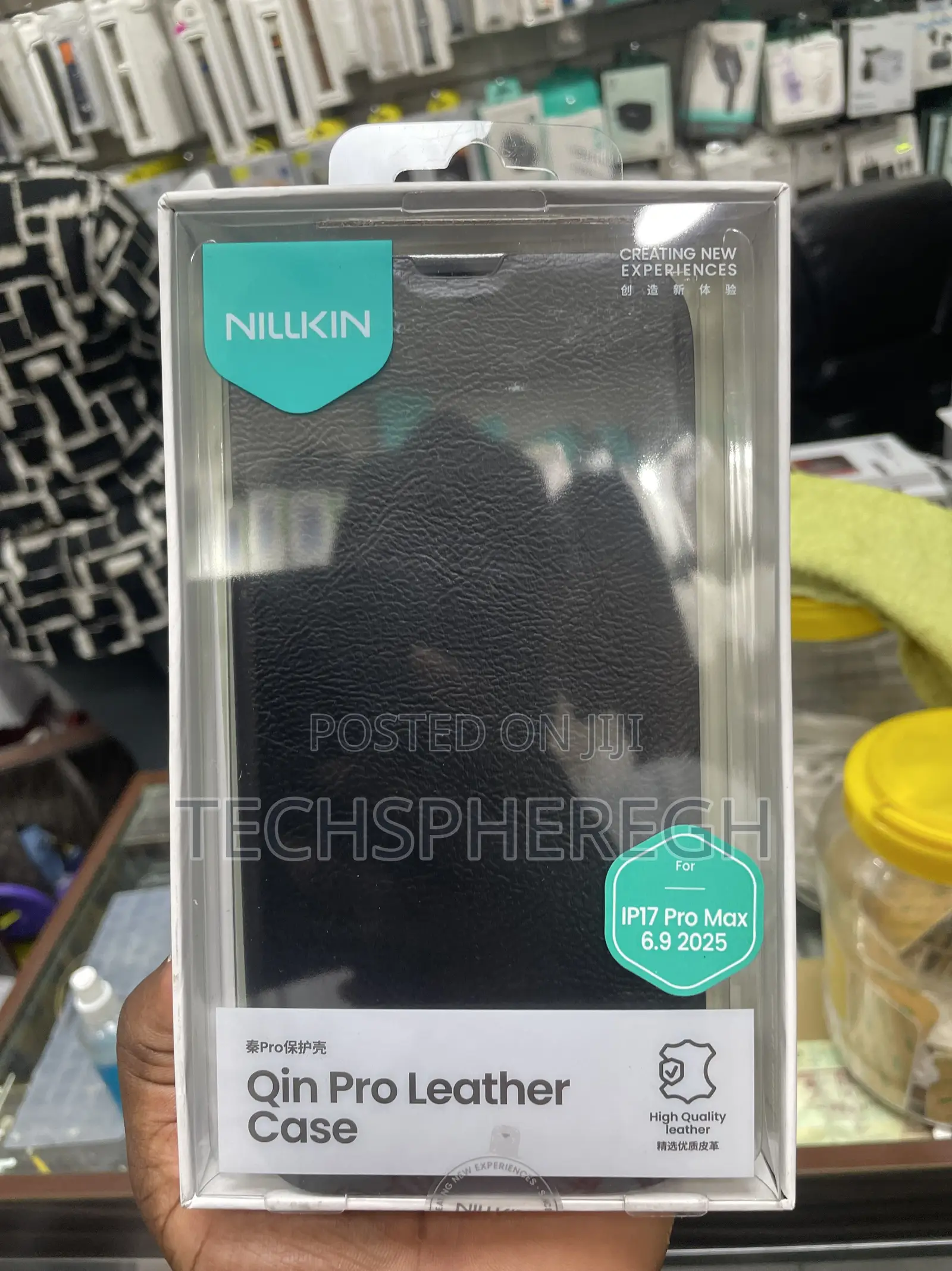 Original Qin Flip Leather Case for iPhone 17 Pro Max (6.9") - New
