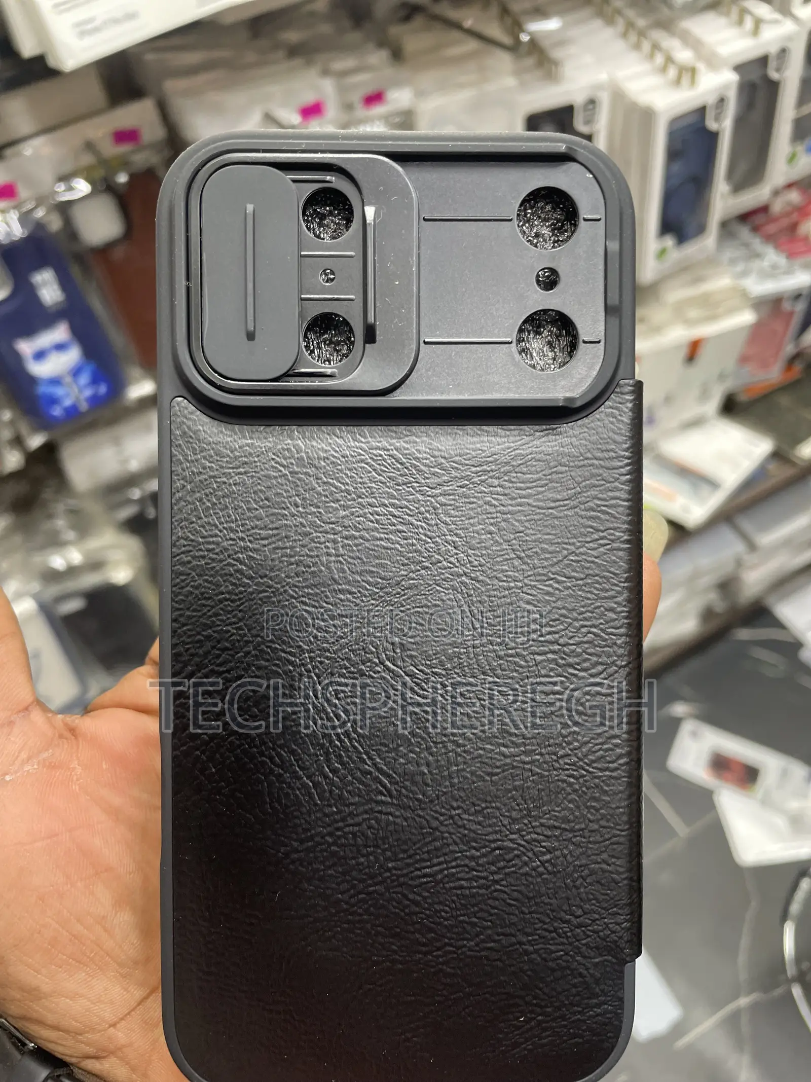 Original Qin Flip Leather Case for iPhone 17 Pro Max (6.9") - New