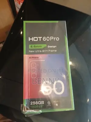 New Infinix Hot 60 Pro 256 GB Black