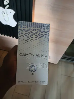 New Tecno Camon 40 Pro 5G 256 GB Black