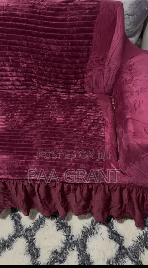 Luxury Fluffy Cotton 4 Pcs Sofa Skirt Covers. (Only Sold As A Set