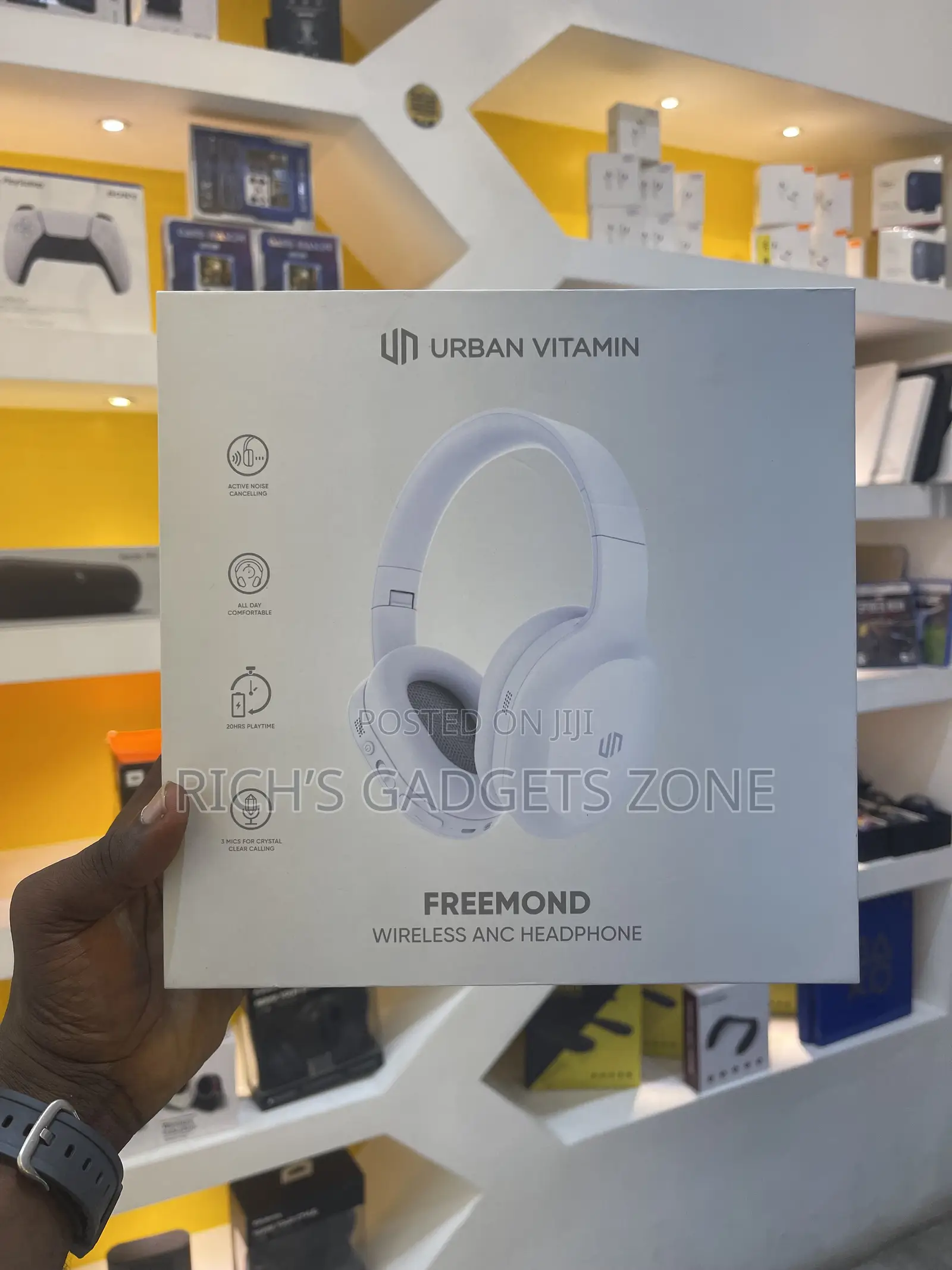 Urban Vitamin Freemond Wireless Anc Headphones – Brand New in Box