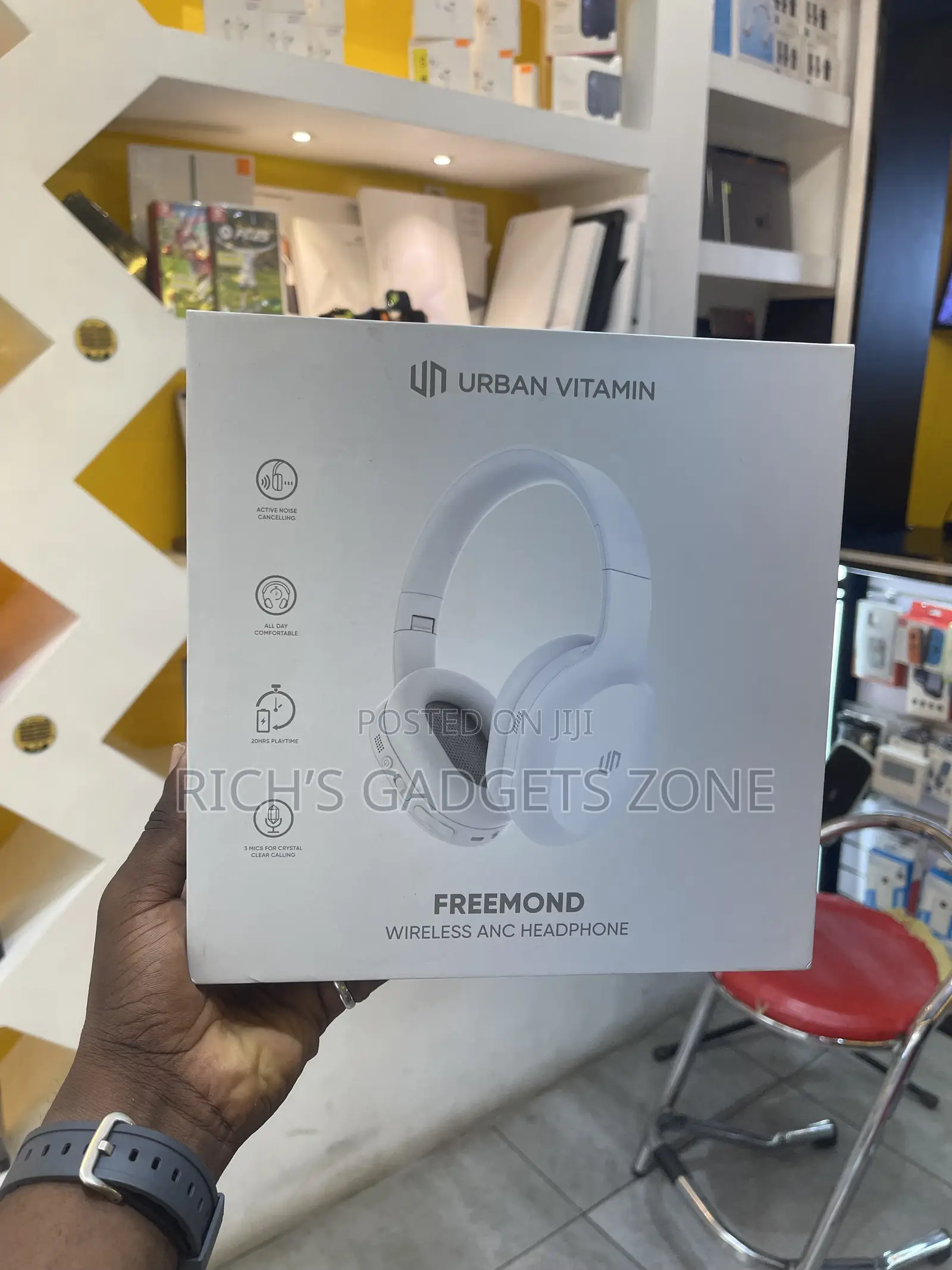 Urban Vitamin Freemond Wireless Anc Headphones – Brand New in Box