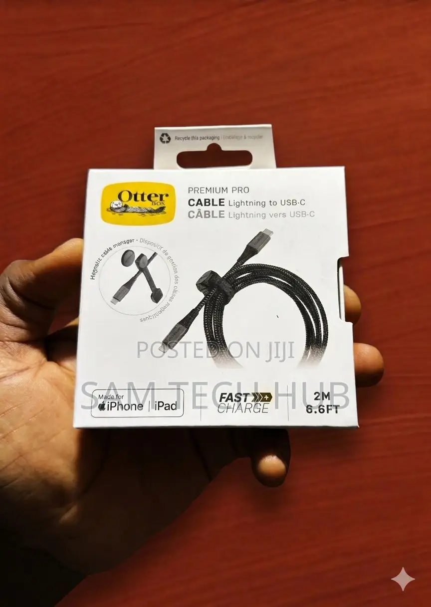 Otterbox Premium Pro Fast Charge Lightning to Usb-C Cable (Black)