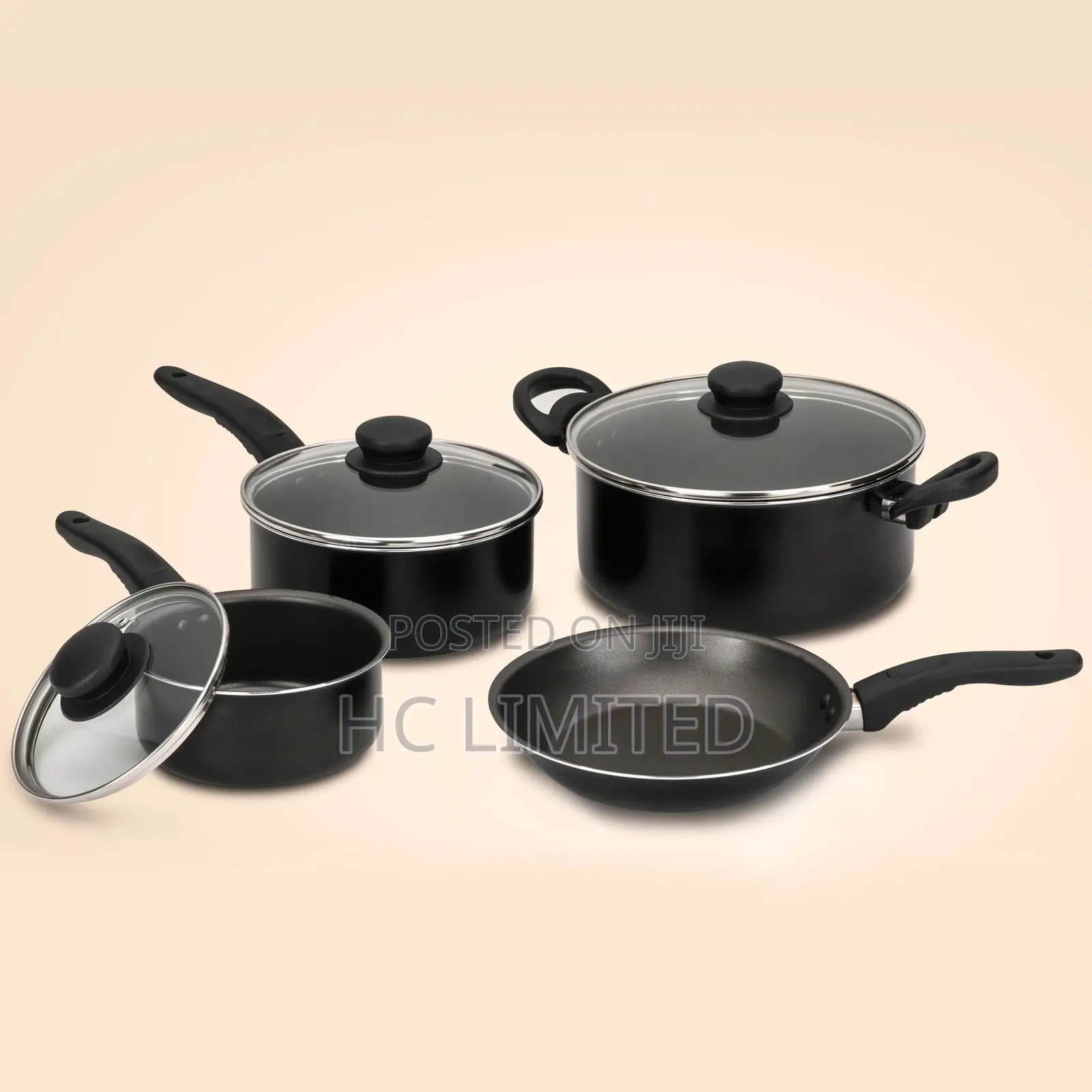 Decakila 7-PCS Cookware Set - Kmep004b