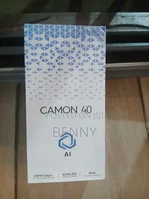 New Tecno Camon 40 256 GB Black