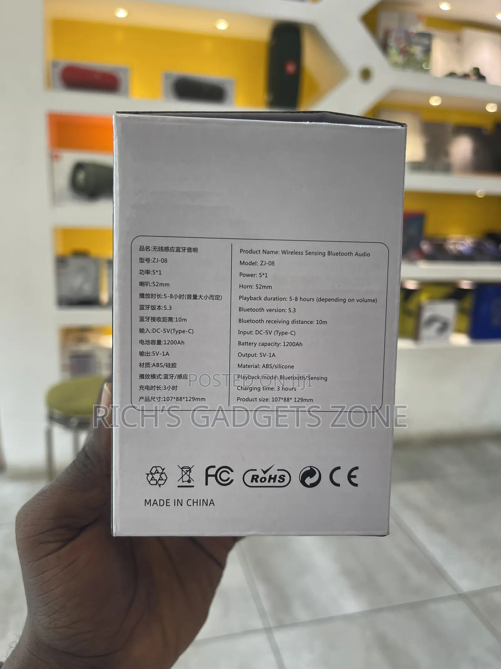 Wireless Induction Bluetooth Speaker Charger(Zj-08 / Zj-W08)