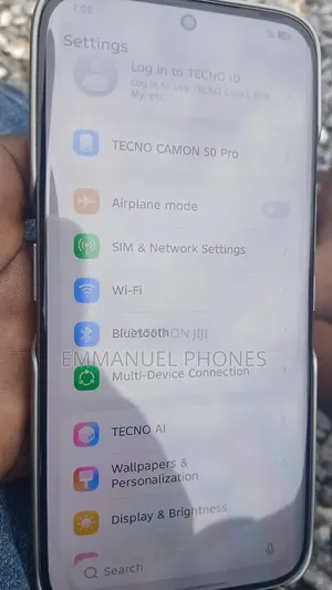 New Tecno Camon 50 Pro 256 GB Silver