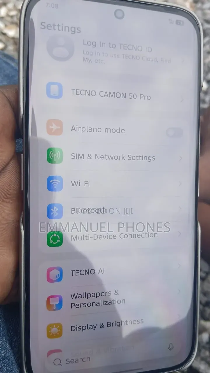 New Tecno Camon 50 Pro 256 GB Silver