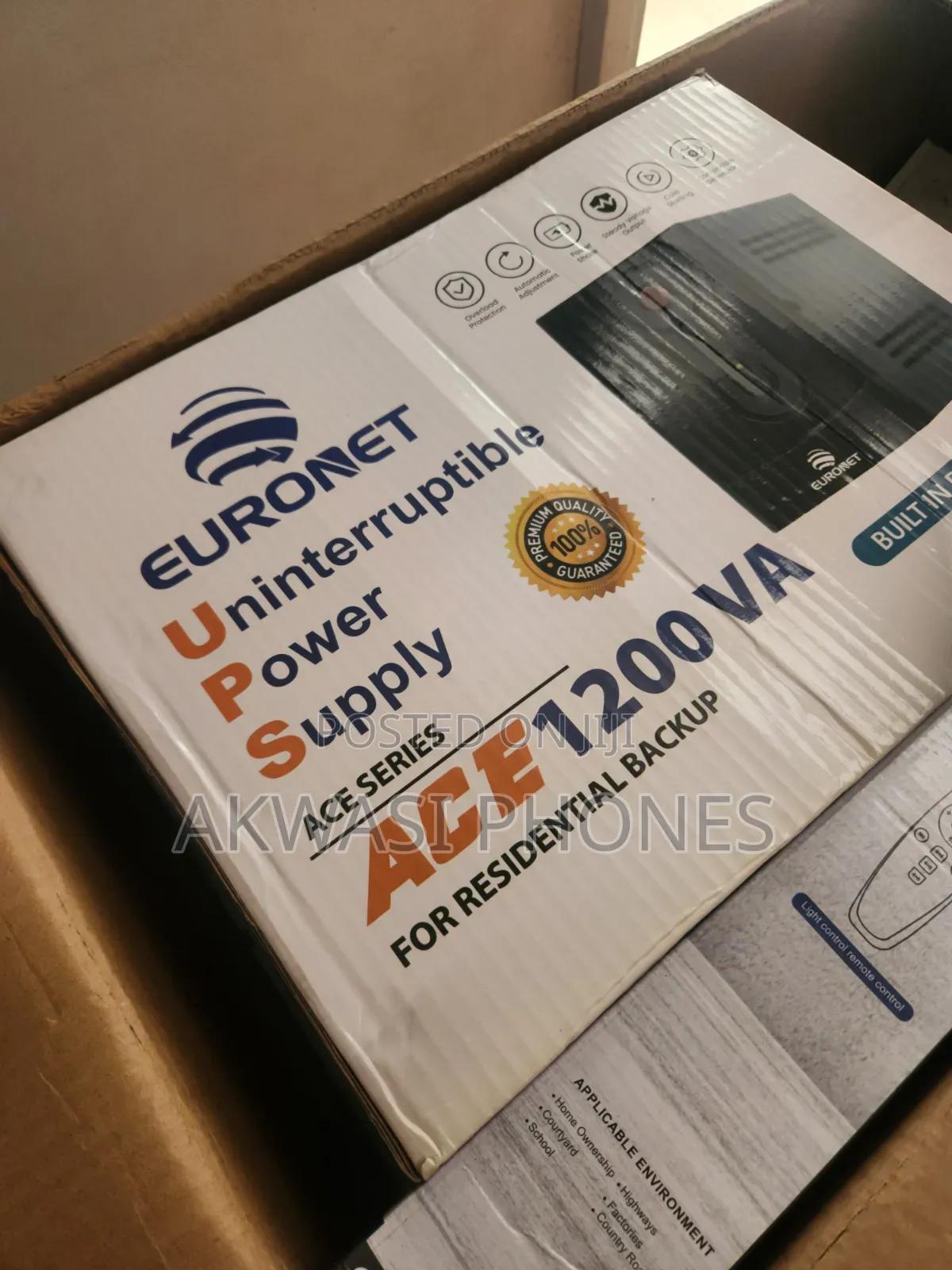 New Euronet Uninterruptible Power Supply 1200va