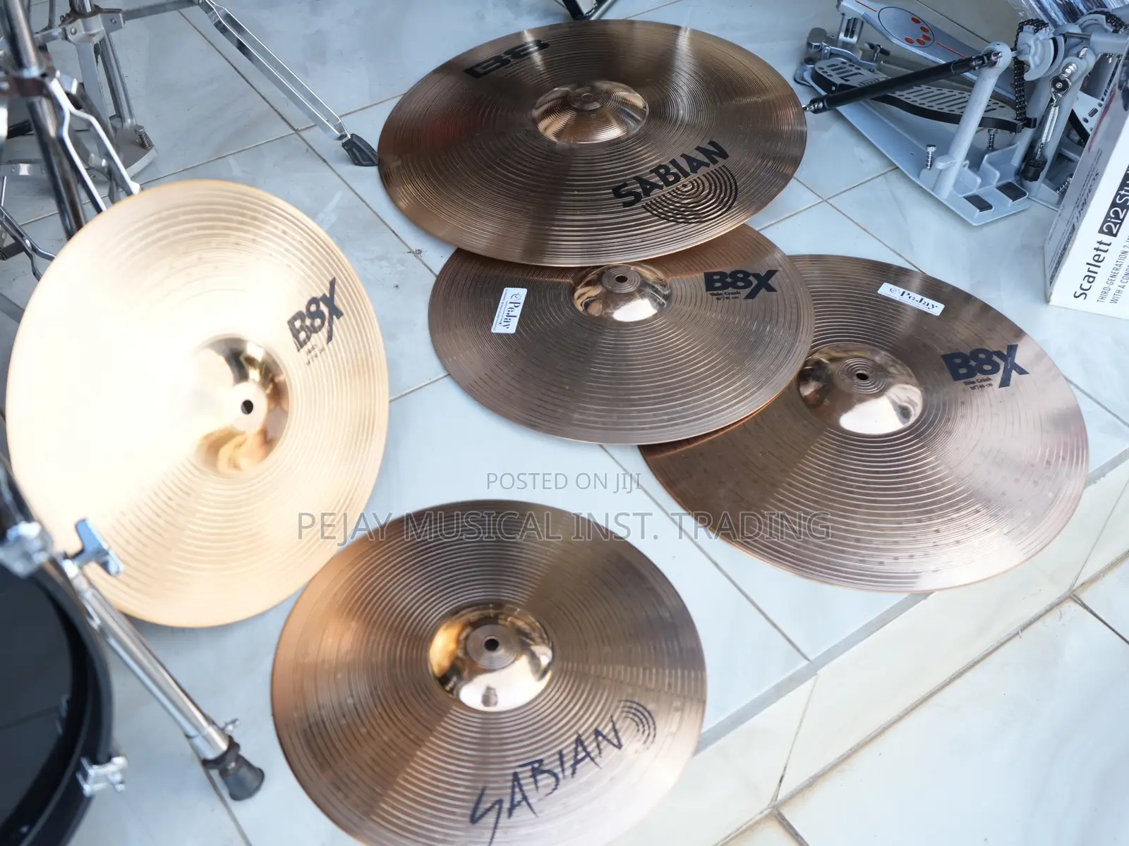 Original Sabian B8X Cymbals Brand New | Best Sound | Kumasi