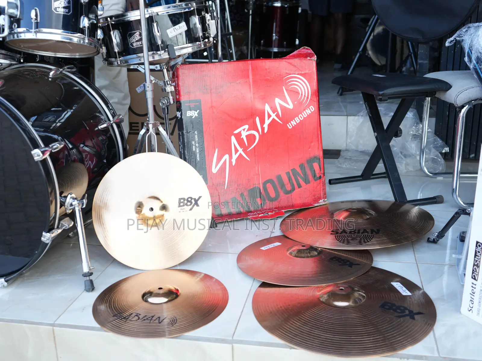 Original Sabian B8X Cymbals Brand New | Best Sound | Kumasi