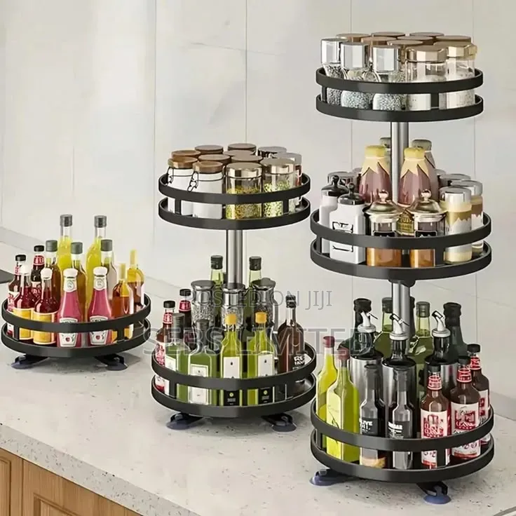 360° Multifunctional Storage Rack - Available In 2 Tier 3 Tier