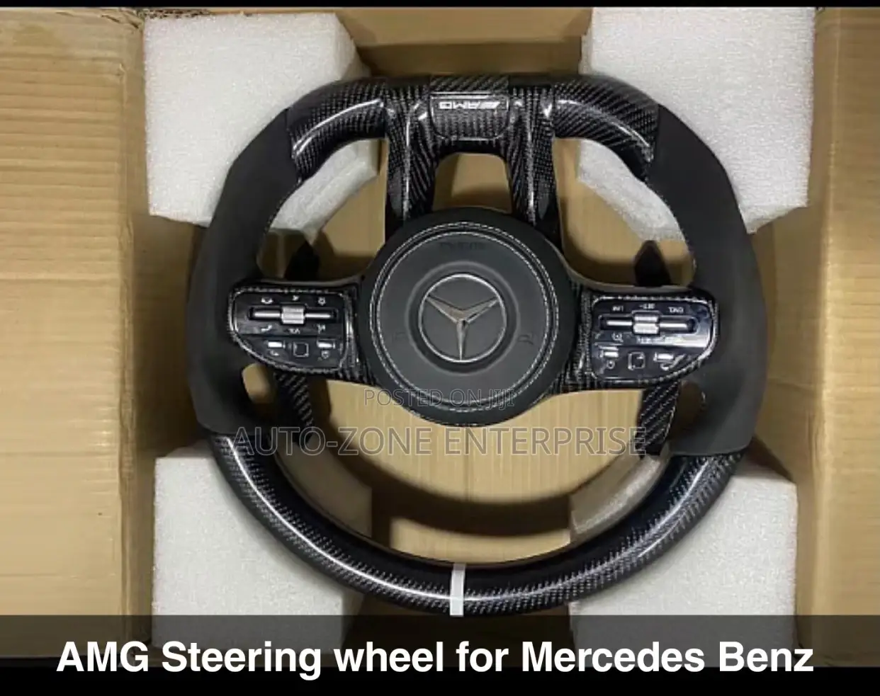 Mercedes C300 E300 Amg Steering Wheel Complete
