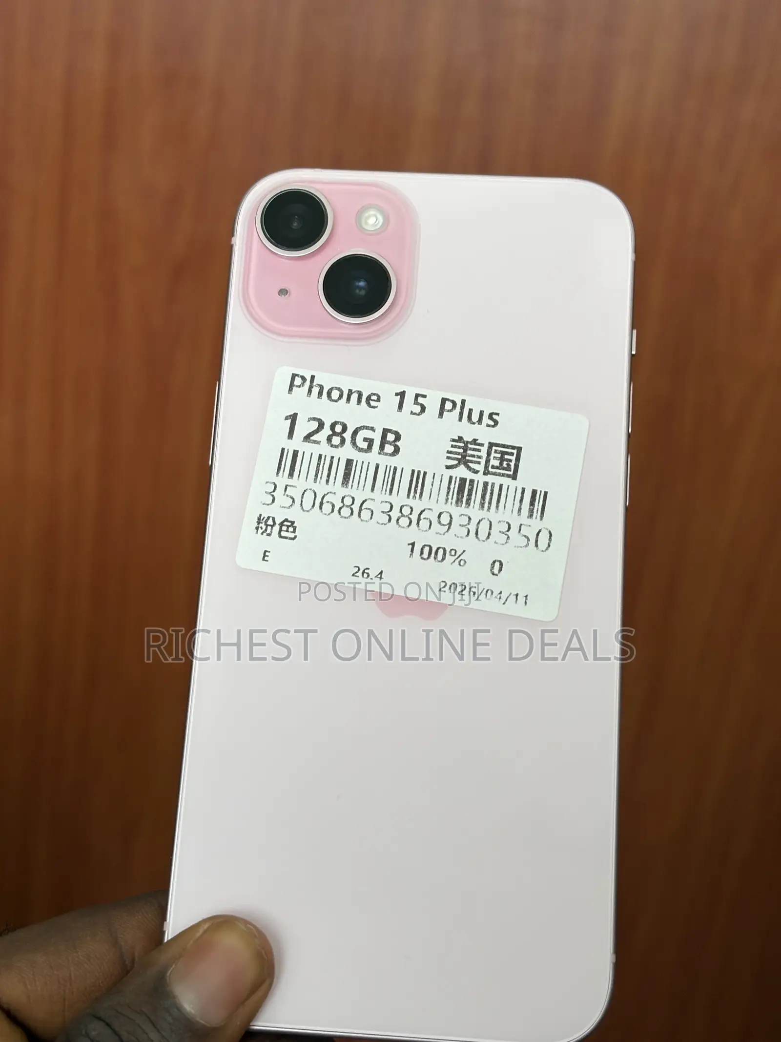 Apple iPhone 15 Plus 128 GB Purple