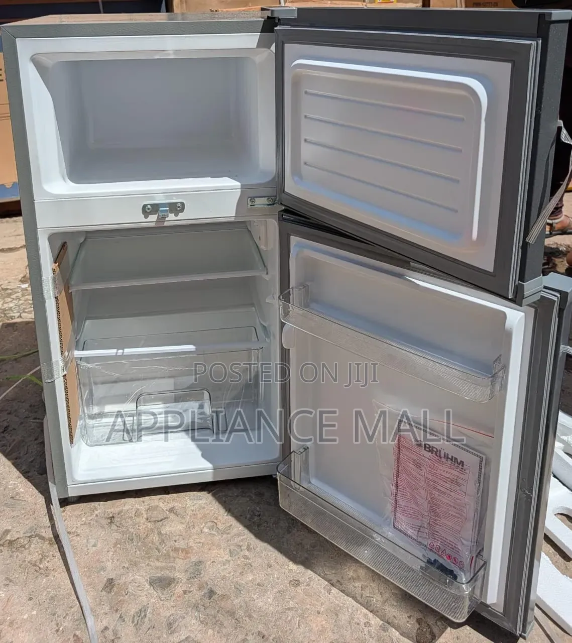 Bruhm Fridge Tabletop Double Door 102l