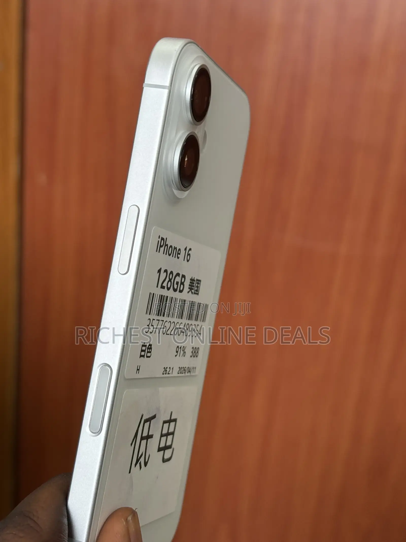 Apple iPhone 16 128 GB White