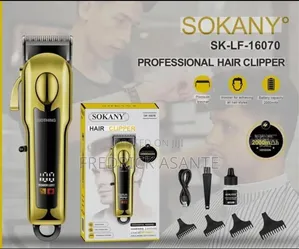 Sokany Sk-Lf-16070 Professional Golden Cordless Hair Clipper Set