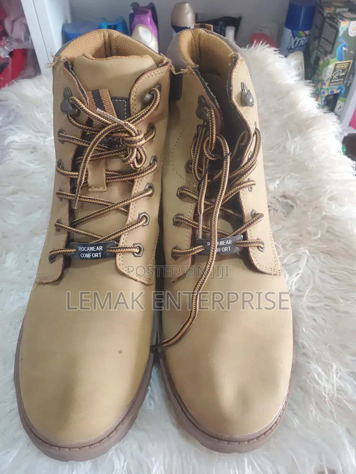 Rocawear Leather Boots Us Size 10