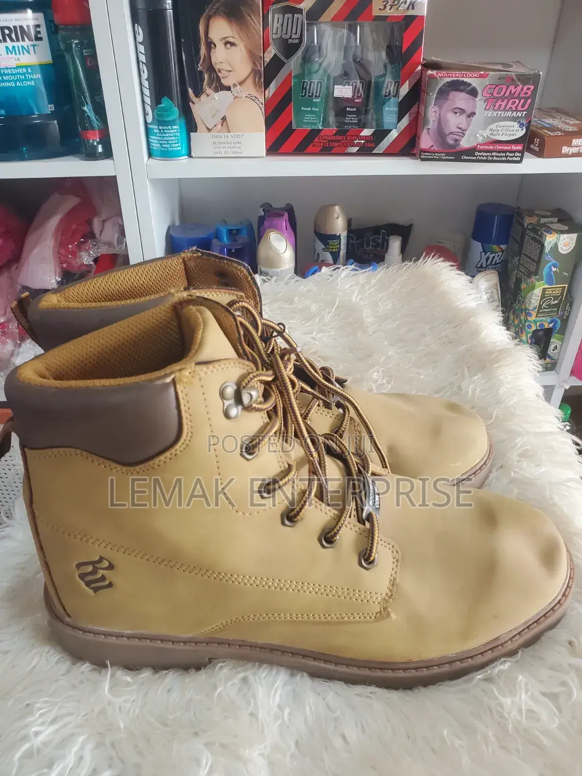 Rocawear Leather Boots Us Size 10