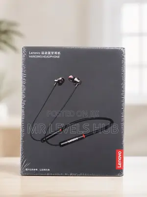 Lenovo He05x Wireless Bluetooth Neckband Earphones – Brand New