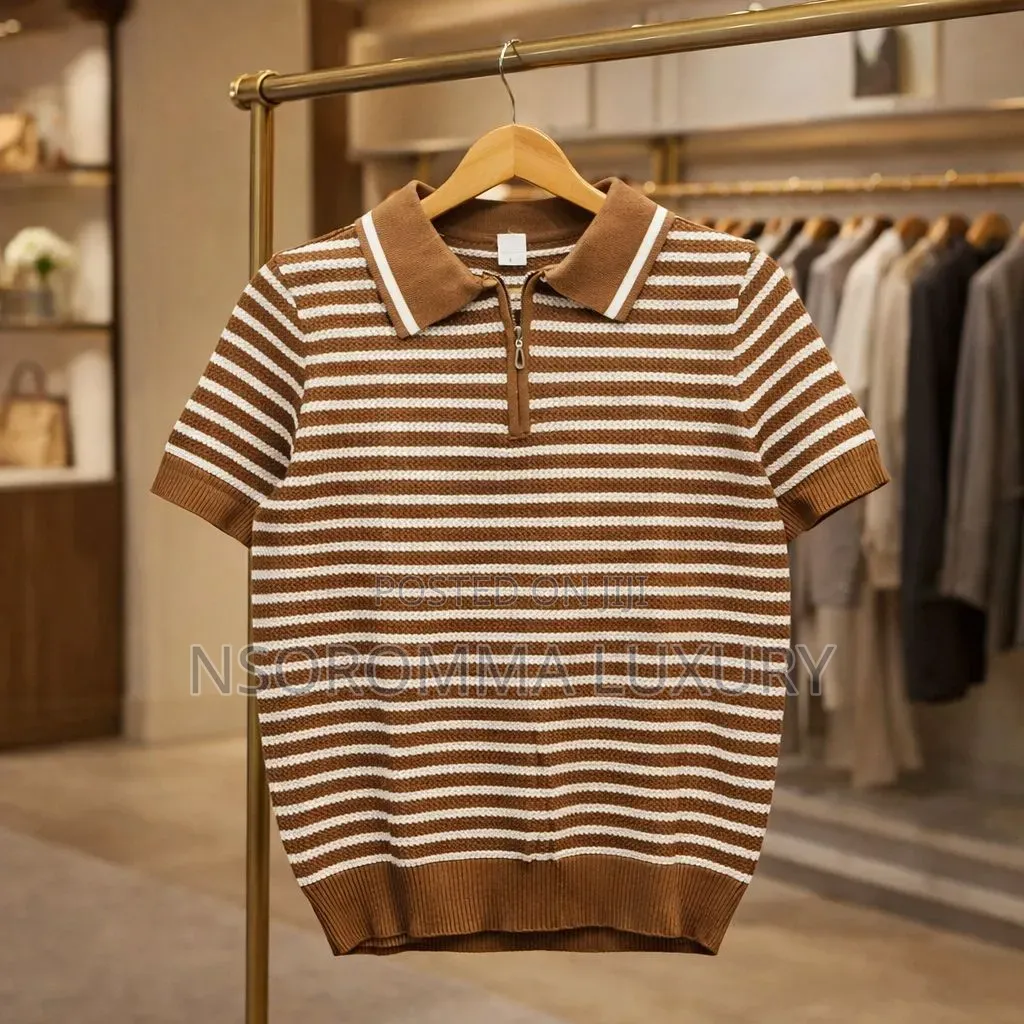 Quarta Strip Zip Nitted Shirt