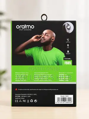 Oraimo F805 Open Ear Wireless Earphones (Air Conduction) – New
