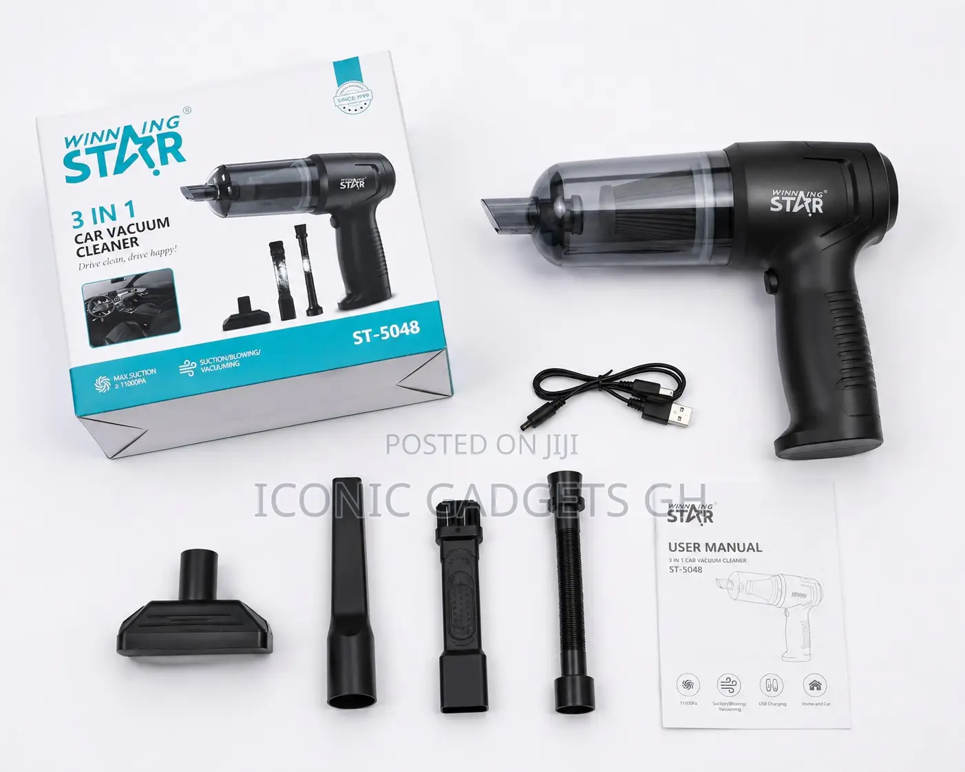 80w Cordless Car Vacuum Cleaner