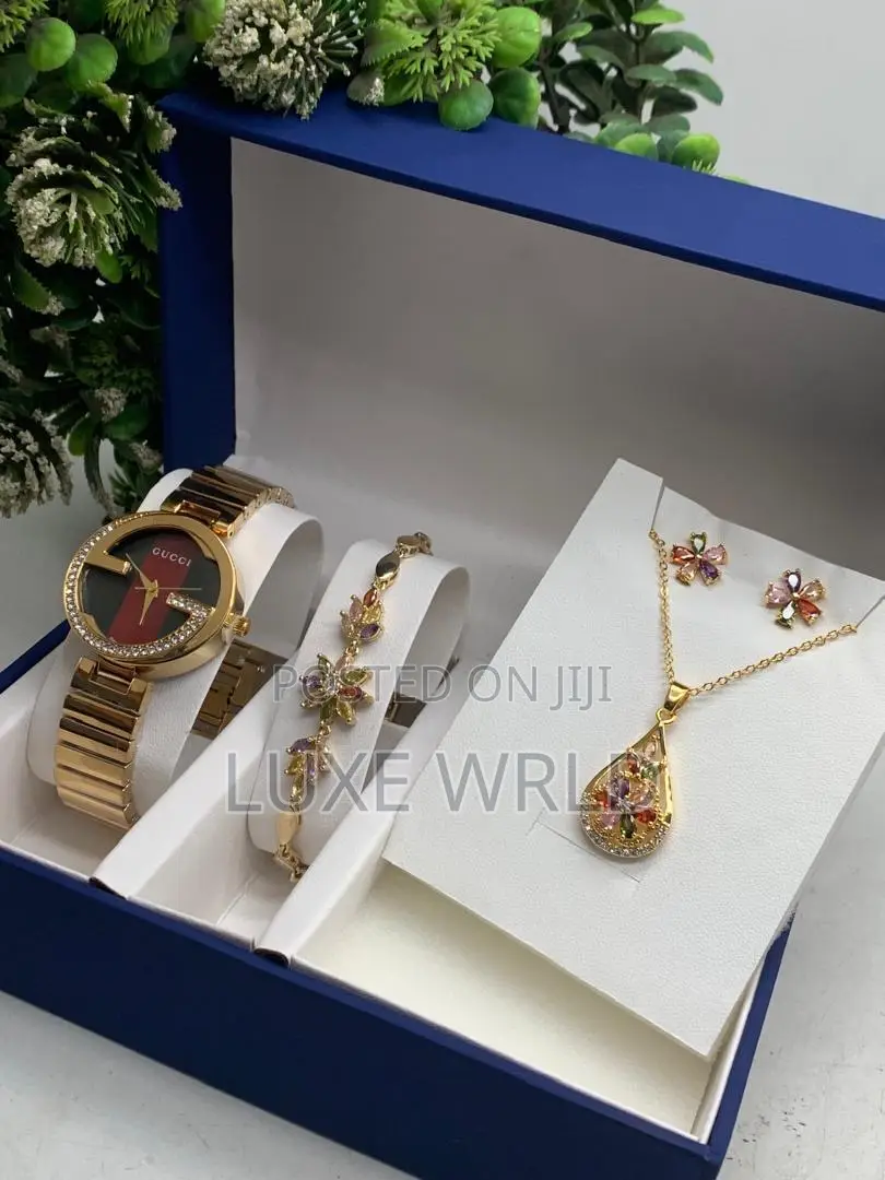 Watch Earrings and Necklaces
