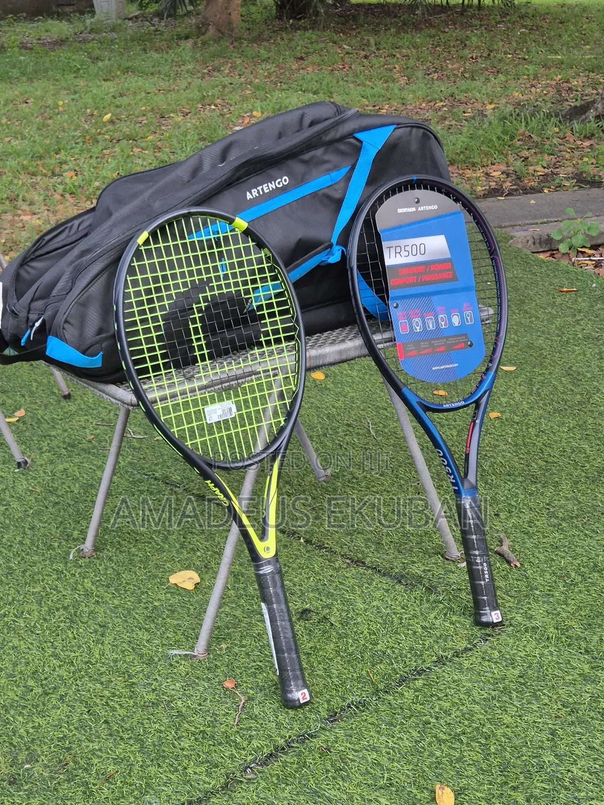Tennis Raquet and Bag