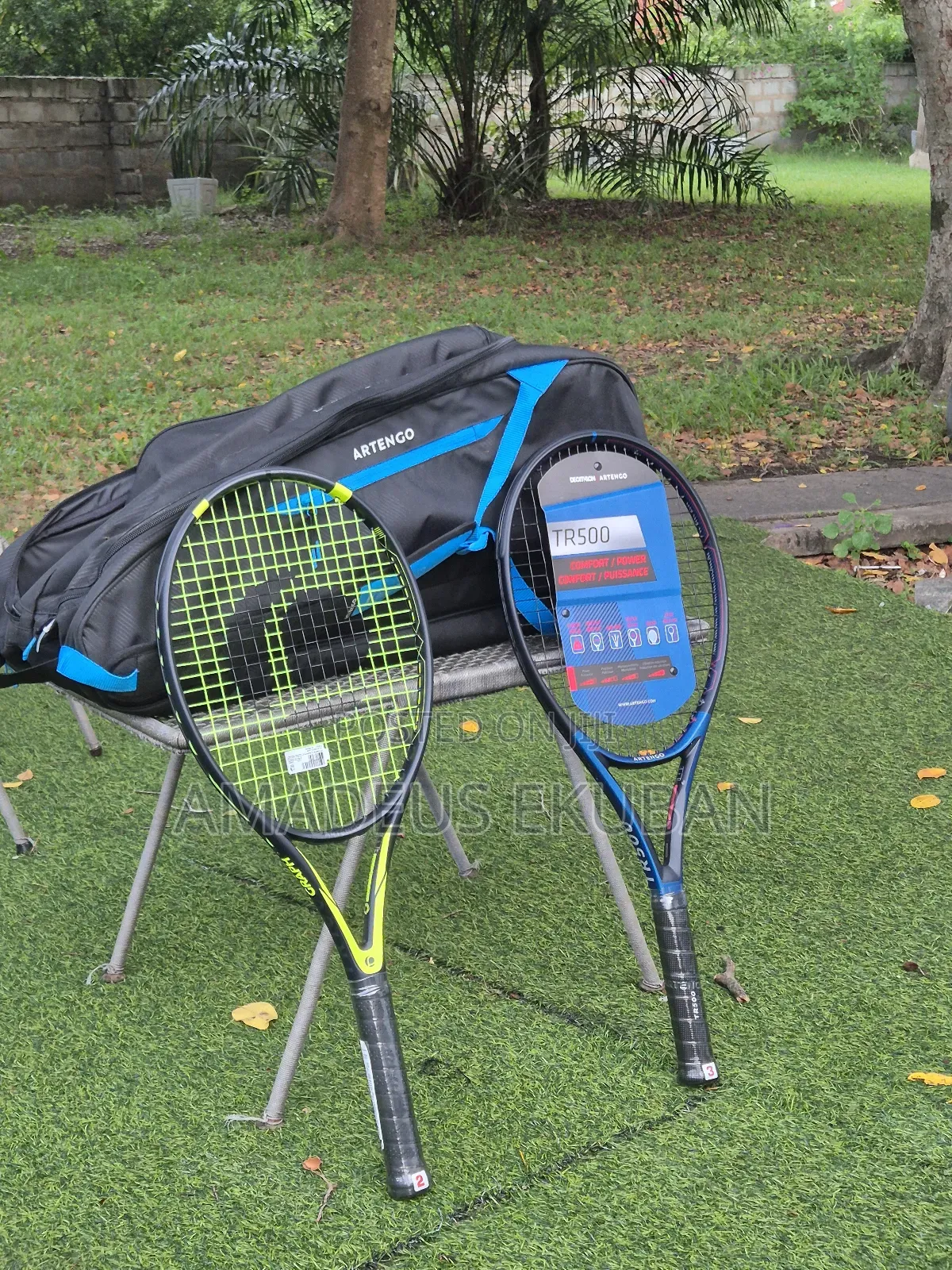 Tennis Raquet and Bag