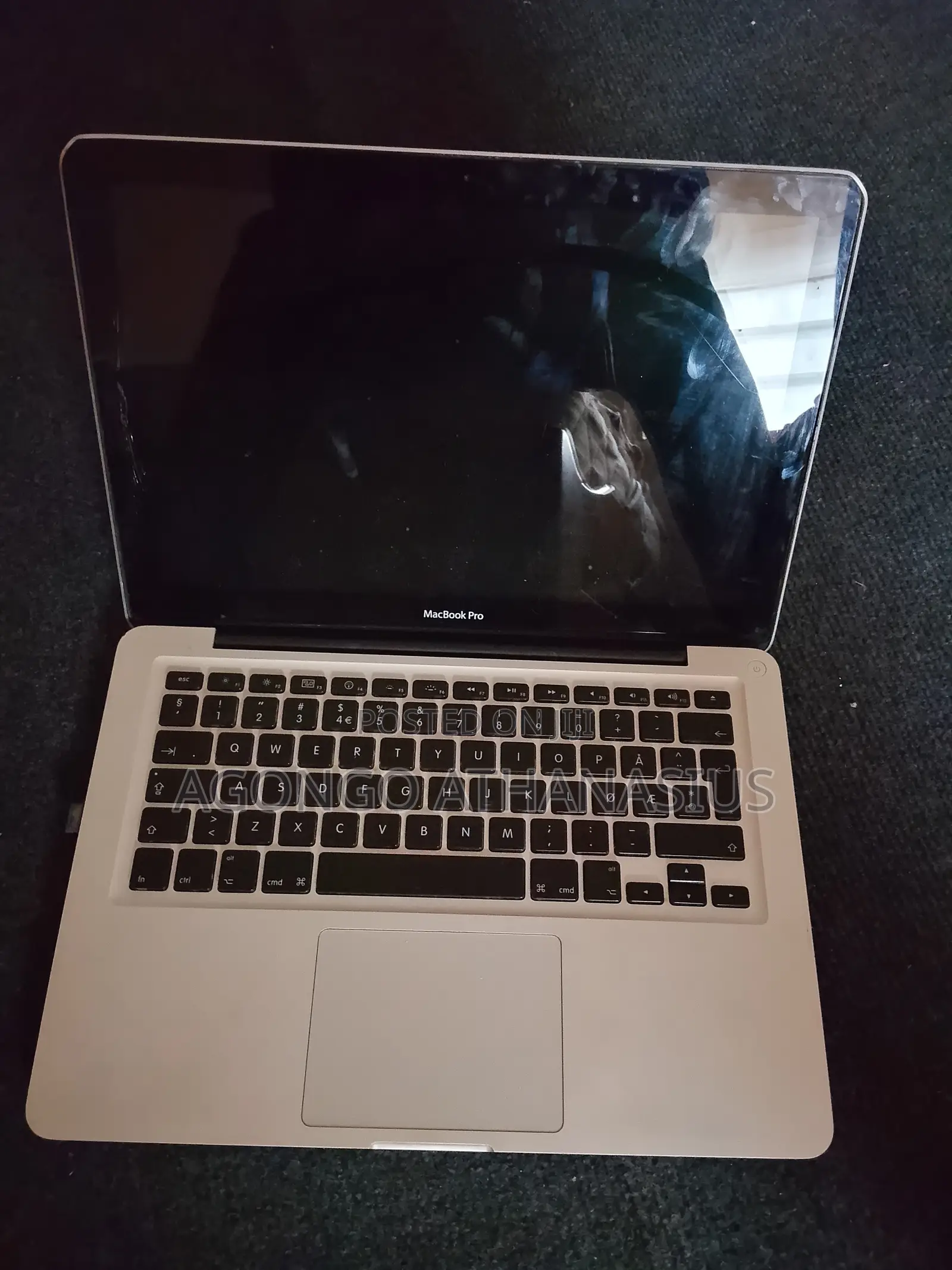 Laptop Apple MacBook Pro 4GB Intel Core 2 Duo HDD 500GB