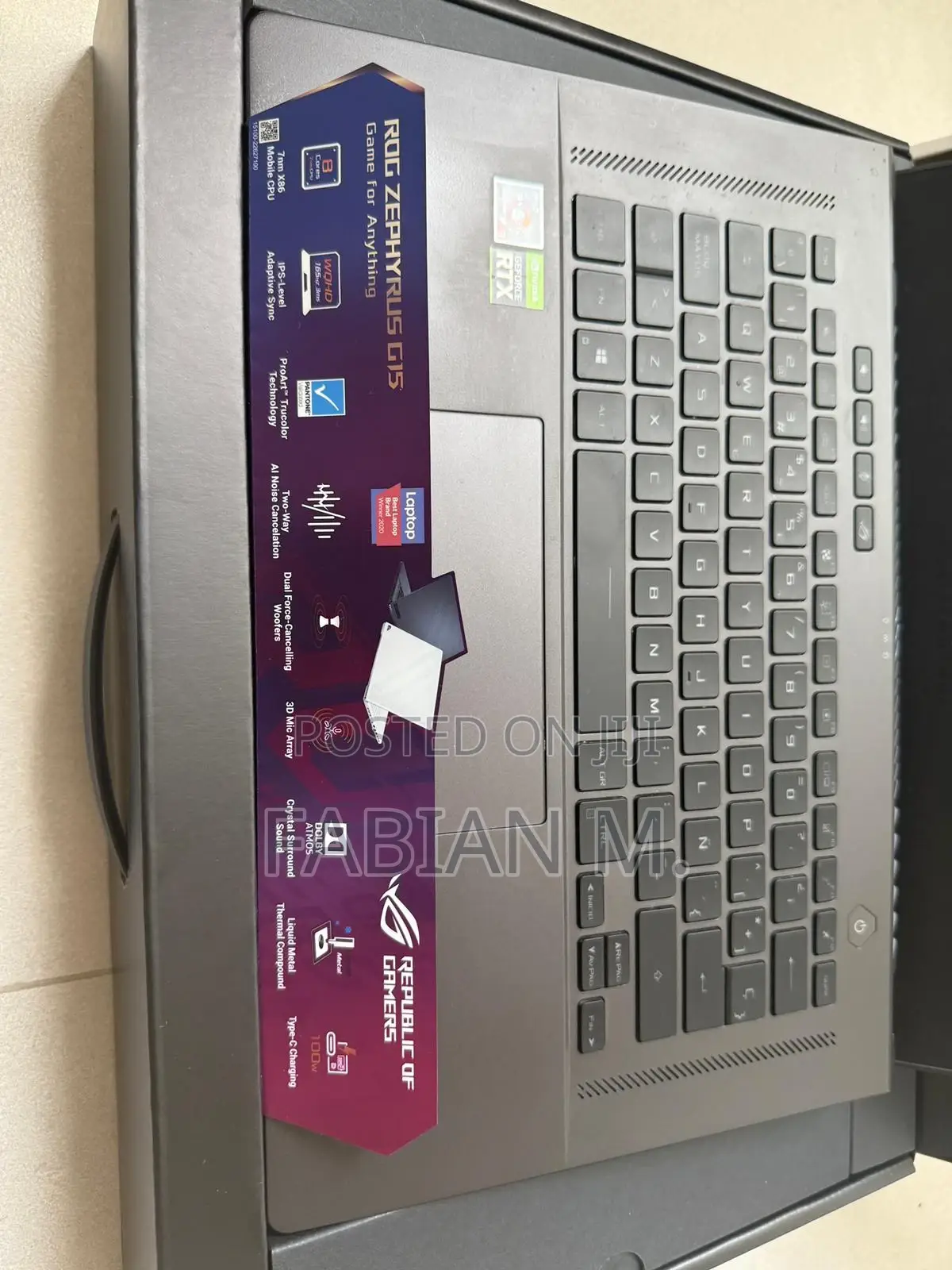 Laptop Asus ROG Zephyrus G15 32GB AMD Ryzen 9 SSD 1T