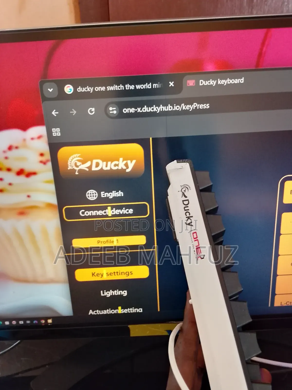 Ducky One Mechanical Mono Chrome Gaming Kybd