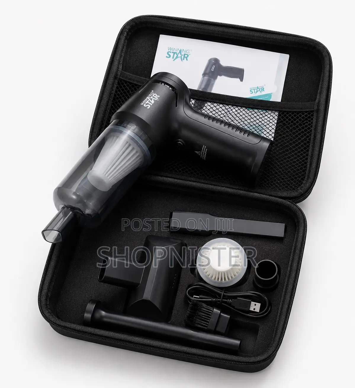 Powerful Portable Wireless Handheld Vacuum Cleaner Kit