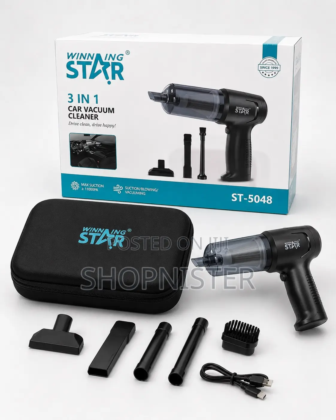 Powerful Portable Wireless Handheld Vacuum Cleaner Kit