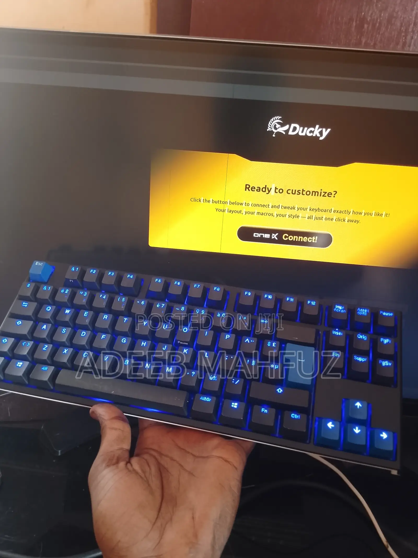 Ducky One Mechanical Mono Chrome Gaming Kybd