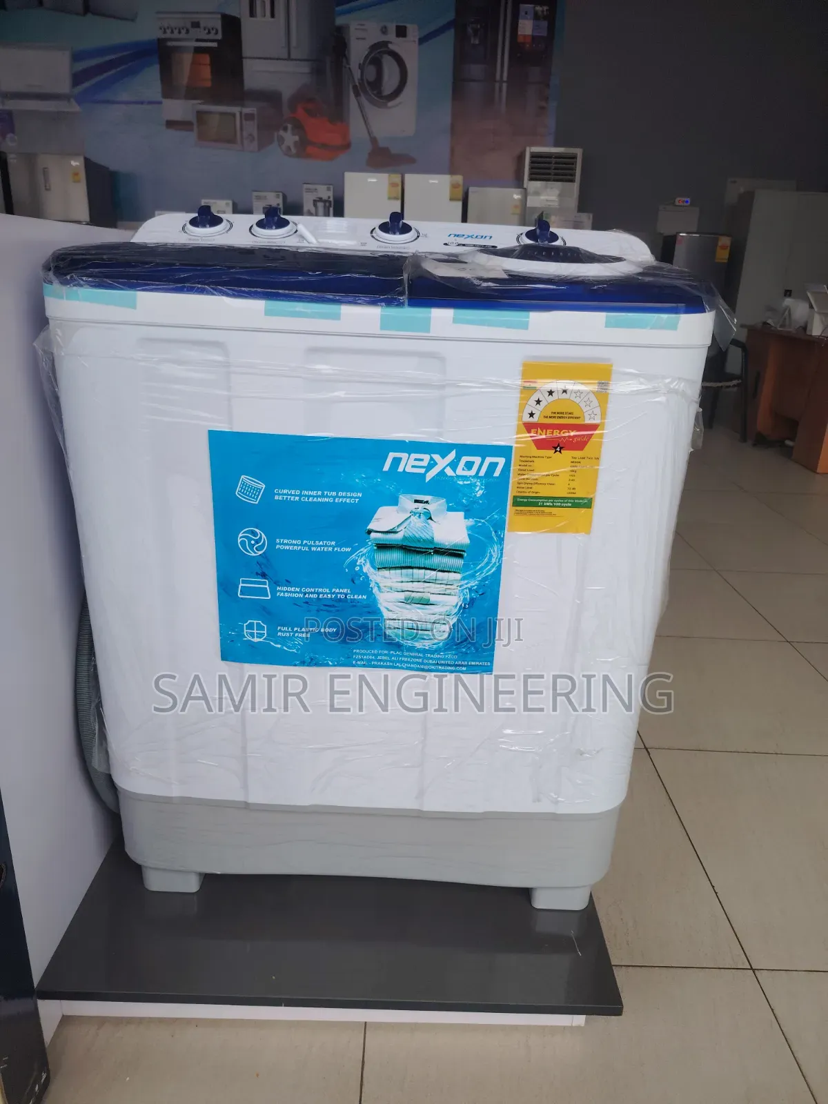 Nexon 10kg Capacity Top-Loading Twin Tub Washing Machine
