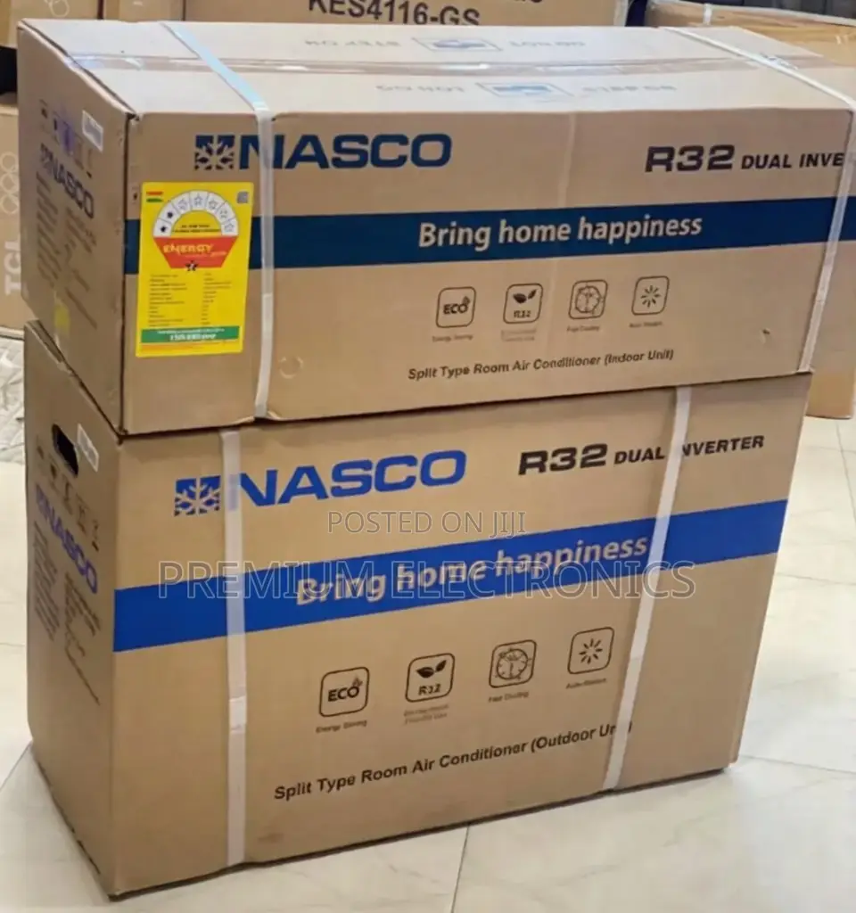 Nasco R32 Premium Gas 1.5hp Split Dual Inverter Air Condition