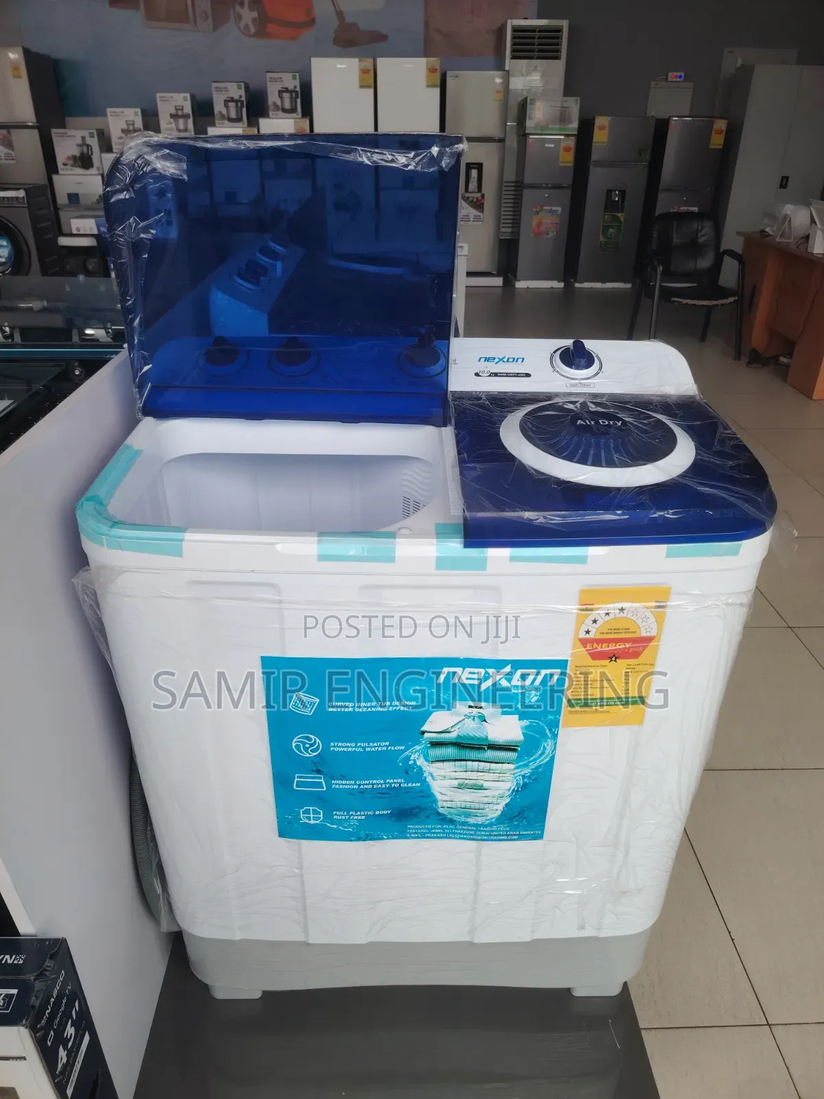 Heavy-Duty Nexon 10kg Twin Tub Washing Machine