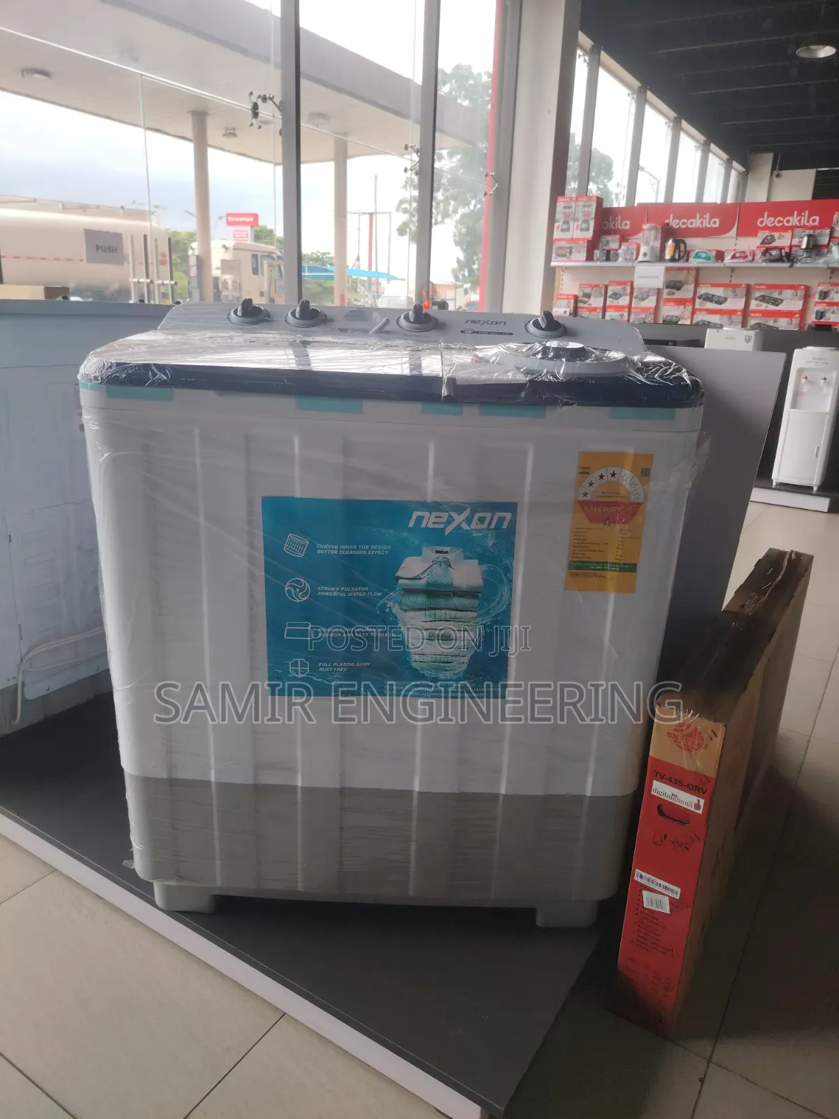 Nexon NWM-120tt-J(W) 12kg Twin Tub Heavy-Duty Washer Spinner